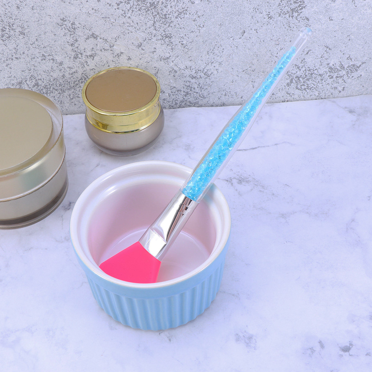 Silicone Face Mask Brush Blue  - огляд і ціна Face Mask Silicone