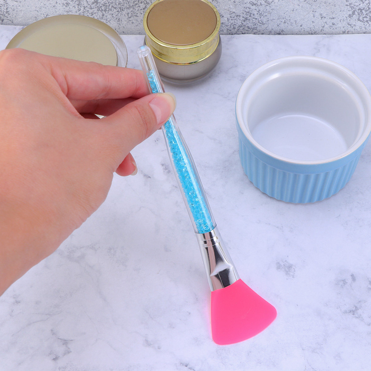 Silicone Face Mask Brush Blue  - огляд і ціна Face Mask Silicone
