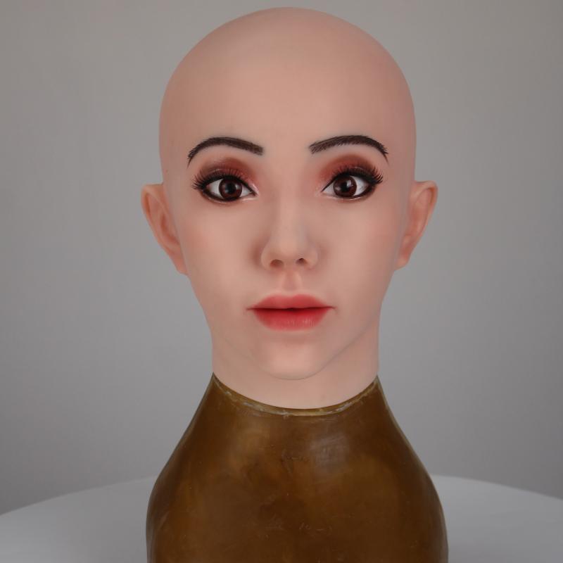 Realistic Skin Texture Bald Fe - огляд і ціна Face Mask Silicone