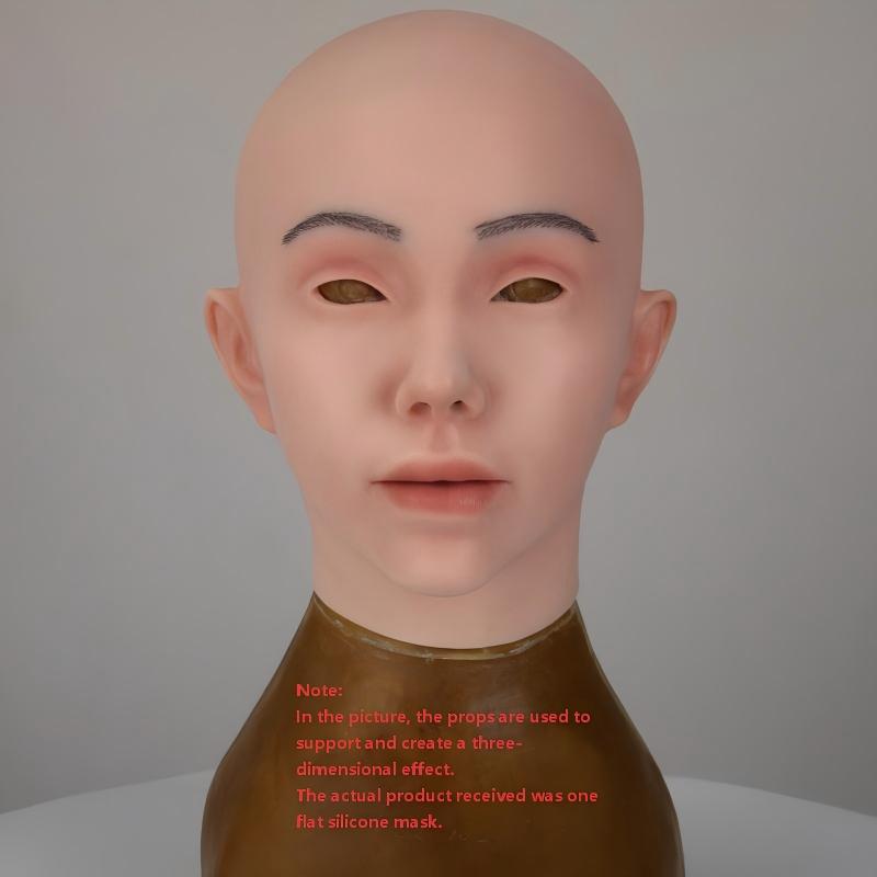 Realistic Skin Texture Bald Fe - огляд і ціна Face Mask Silicone
