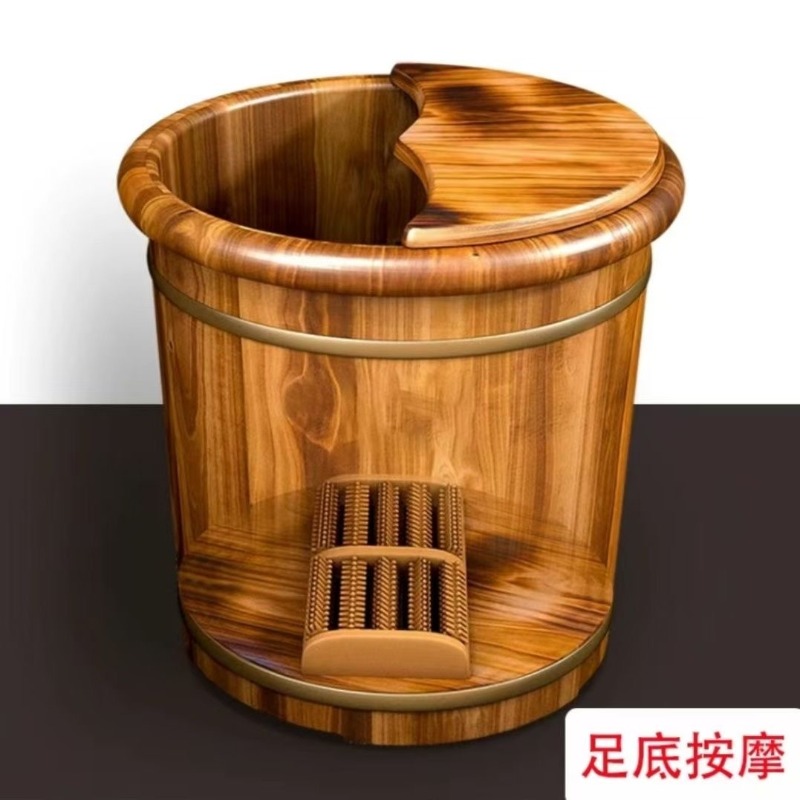 Wooden Foot Soaking Bucket, So - огляд і ціна Spa & Wellness Jura Resort Centre De Loisirs Des Franches Montagnes