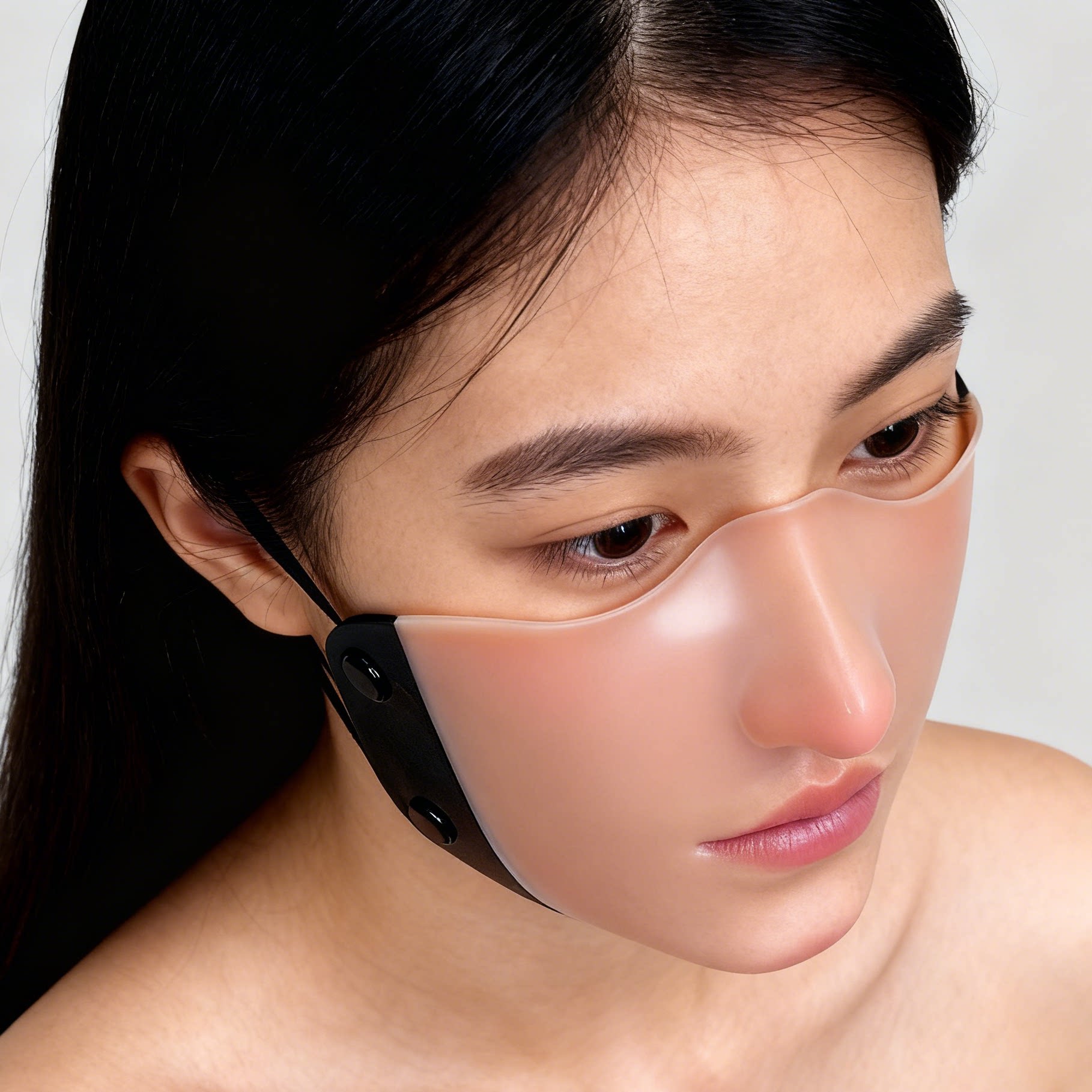 Silicone face mask, latex mask - огляд і ціна Face Mask Silicone