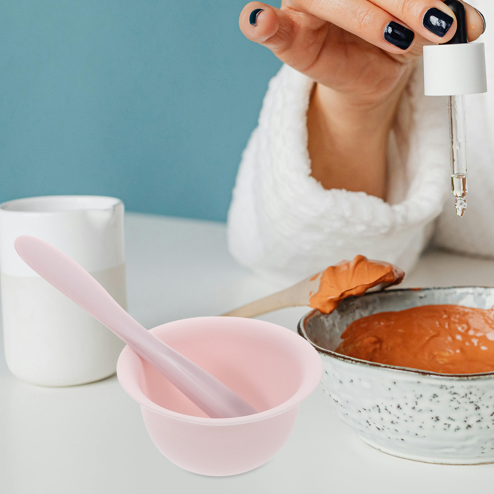 1Set Silicone Face Mask Bowl a - огляд і ціна Face Mask Silicone