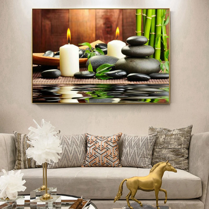 Zen Spa Still Life Canvas Wall - огляд і ціна Spa Wellness Images
